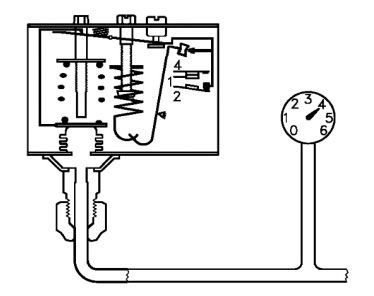 Прессостат схема контактов